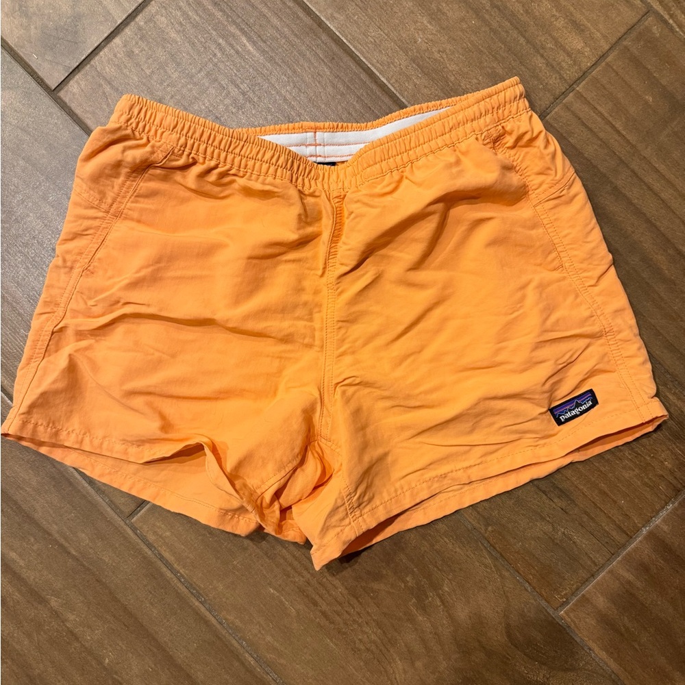 SOLD Patagonia Bright Orange Swim Shorts